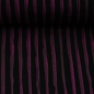 Preview: "Wood Print stripes" beere schwarz by Thorsten Berger French Terry