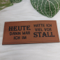 Preview: Kunstlederlabel "Pferde"