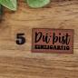 Preview: Kunstlederlabel "Kind Baby Liebe" weitere Farben