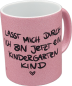 Preview: Glitzer Tasse rosa "Kindergarten Kind"