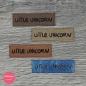 Preview: Kunstlederlabel "Little Unicorn"