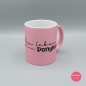 Preview: Glitzer Tasse "Das Leben ist ein Ponyhof'" rosa