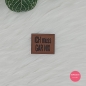 Preview: Kunstlederlabel "Sprüche 3"