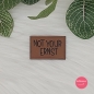 Preview: Kunstlederlabel "Denglisch 3"