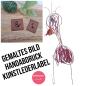 Preview: Label gemaltes Bild / Handabdruck