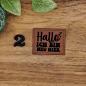 Preview: Kunstlederlabel "Kind Baby Liebe"