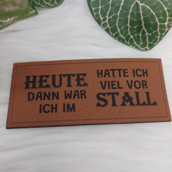 Kunstlederlabel "Pferde"