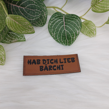 Kunstlederlabel "Sprüche für Kinder"