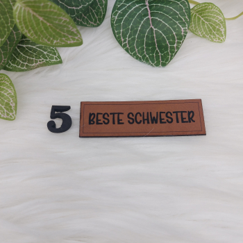 Kunstlederlabel "Beste Bester"