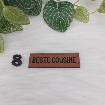 Kunstlederlabel "Beste Bester"