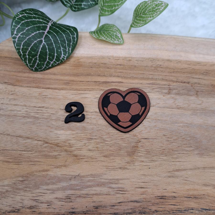 Kunstlederlabel "Fußball"