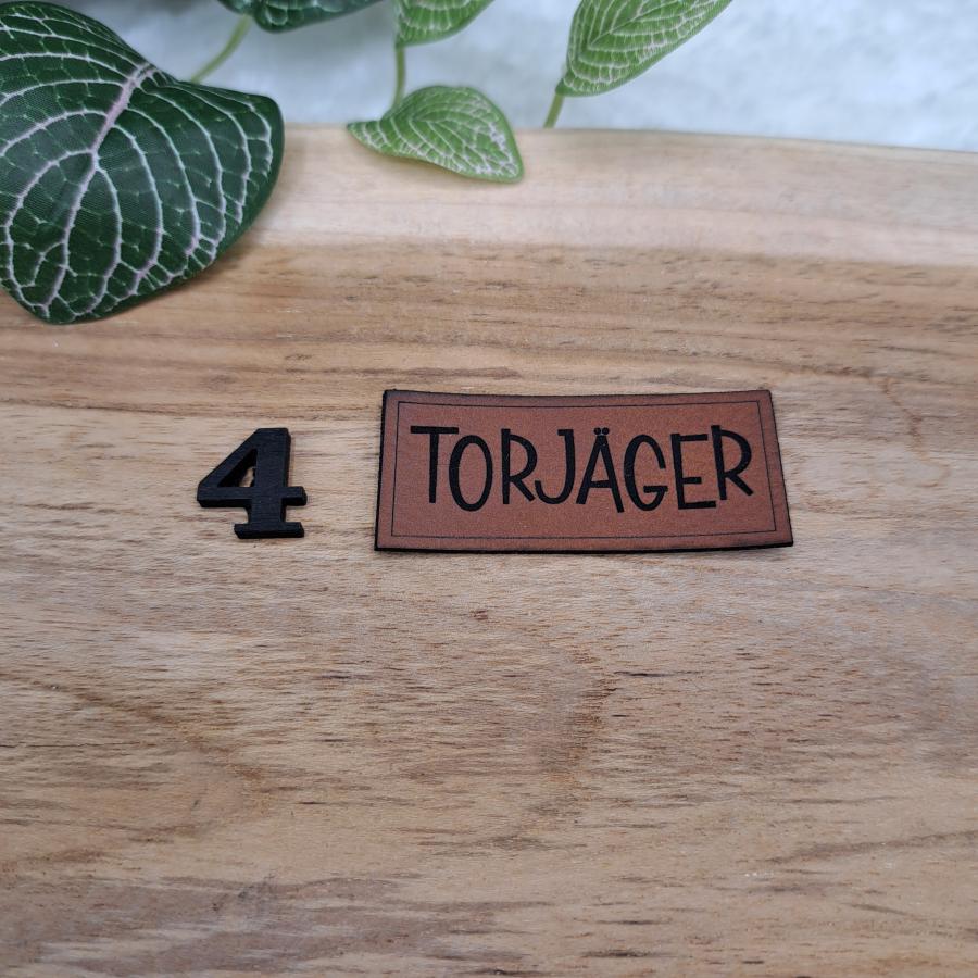 Kunstlederlabel "Fußball"