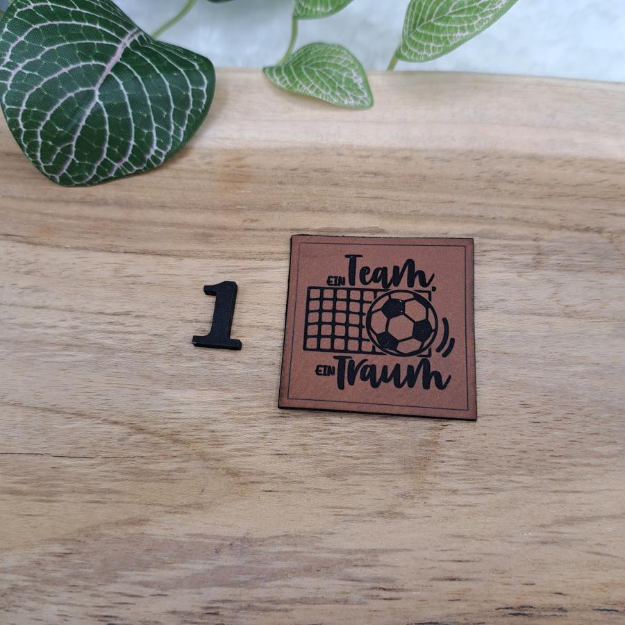 Kunstlederlabel "Fußball 2"