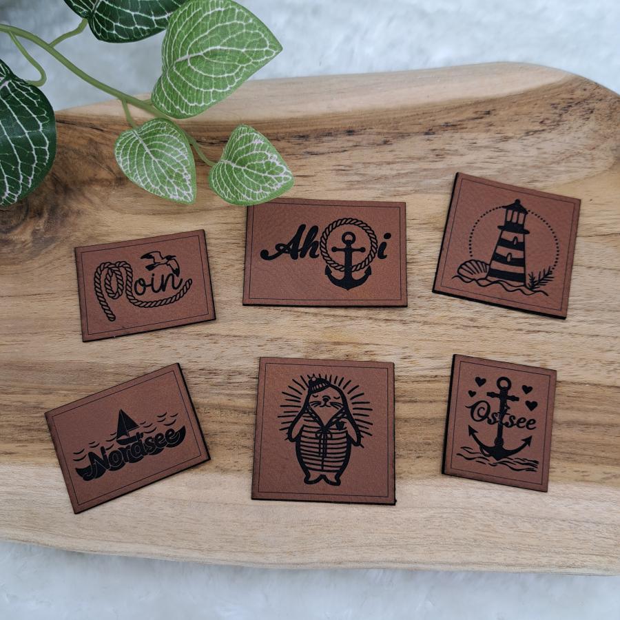 Kunstlederlabel "Maritim 2"