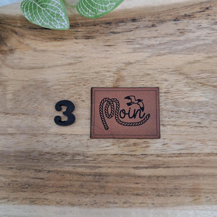 Kunstlederlabel "Maritim 2"