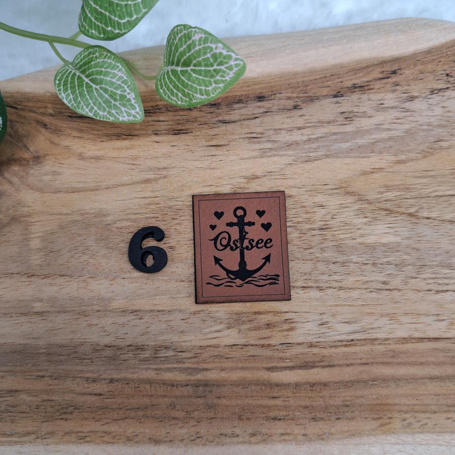 Kunstlederlabel "Maritim 2"