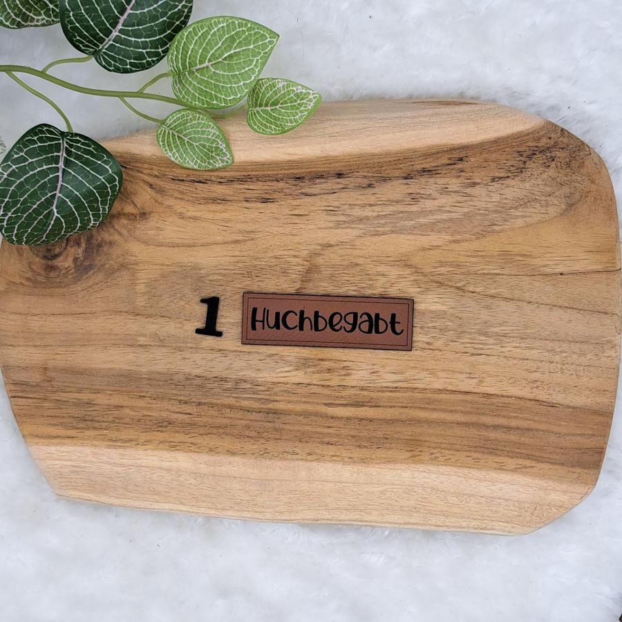 Kunstlederlabel "Sprüche 10"