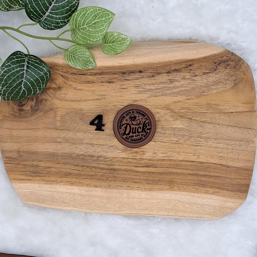 Kunstlederlabel "Sprüche 10"