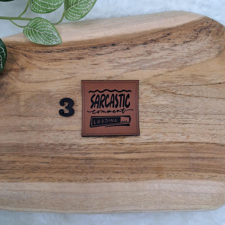 Kunstlederlabel "Englisch und Denglisch 2"