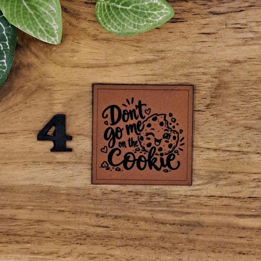 Kunstlederlabel "Cookies"