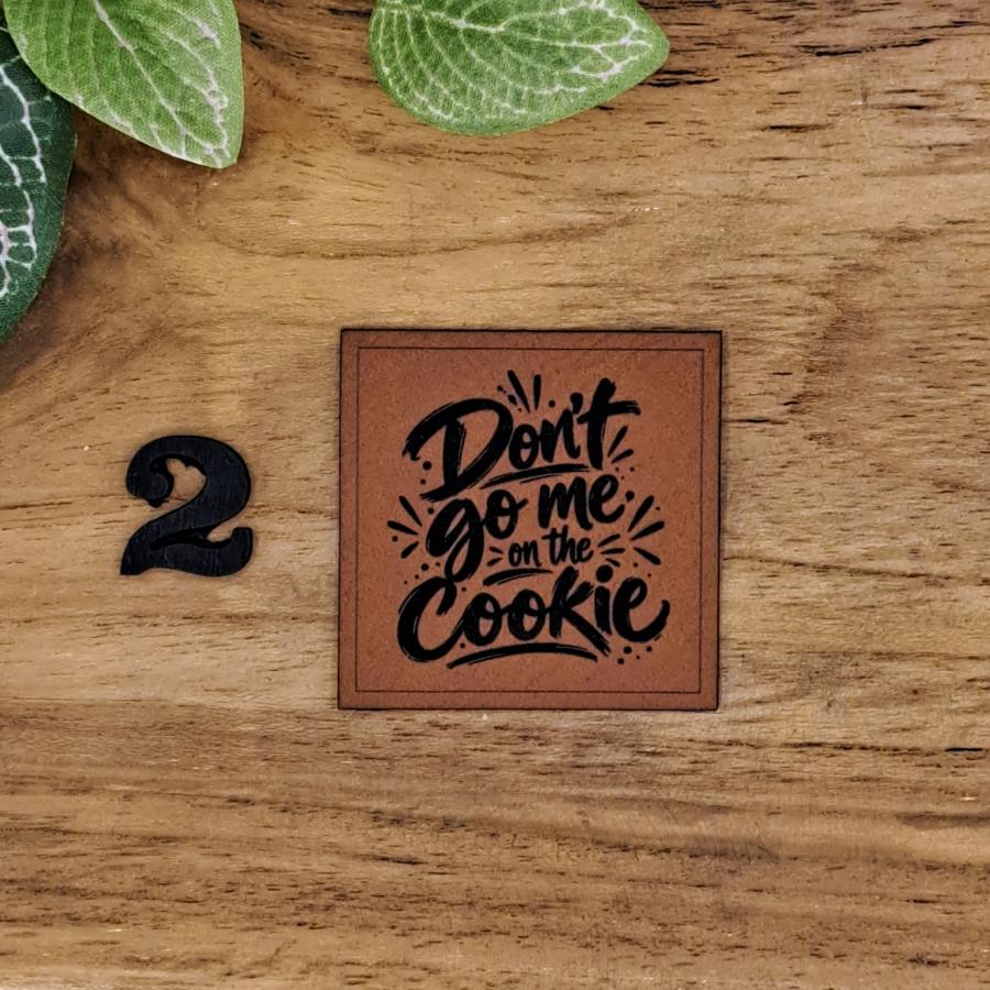 Kunstlederlabel "Cookies"