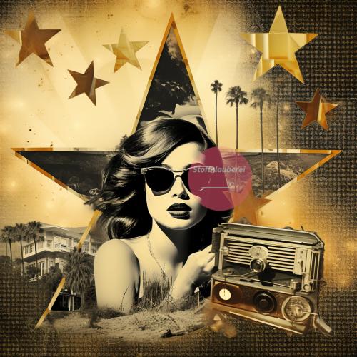 "Goldie" Kunstleder 15x15 cm