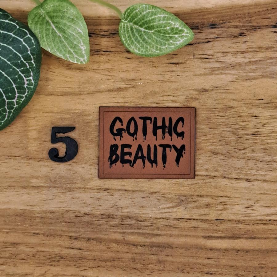 Kunstlederlabel "Gothic Beauty und Betty"