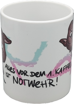 Tasse "Ohne Kaffee ist es Notwehr"