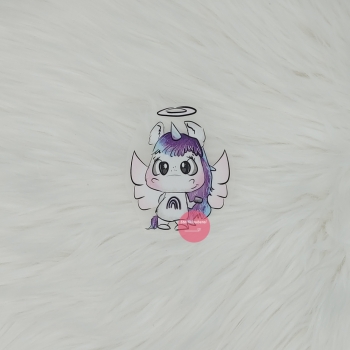"Einhorn Engel" Bügelbild (ca. 7cm X 5,5cm)