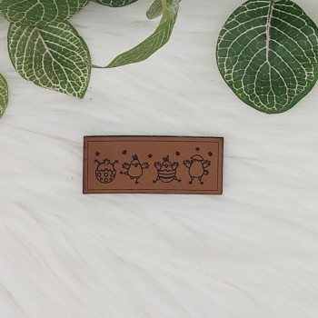 Kunstlederlabel "Ostern"