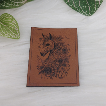 Kunstlederlabel "Día de Muertos"