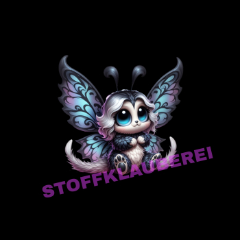 "Süßer Schmetterling" Kunstleder 40x40cm