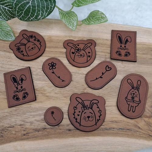 Kunstlederlabel "Ostern 2"