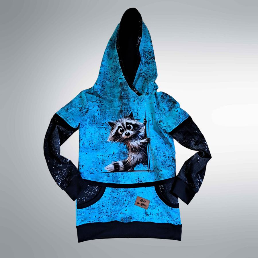 Hoodie Größe 140 "Waschbär" von @Fylous Style
