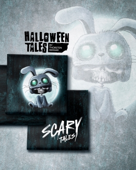 "Scary Skeleton" Halloween Tales by Thorsten Berger French Terry