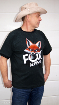 "Fox Devils Wild" Panel by Thorsten Berger French Terry