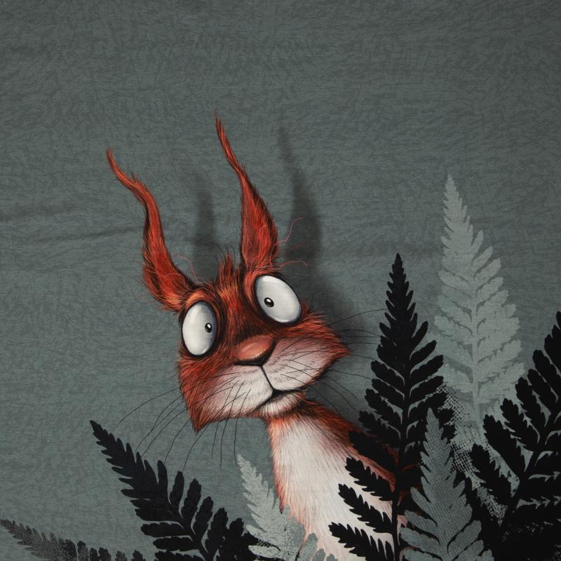 "Eichhörnchen Blätter smaragd" Go nuts by Thorsten Berger French Terry
