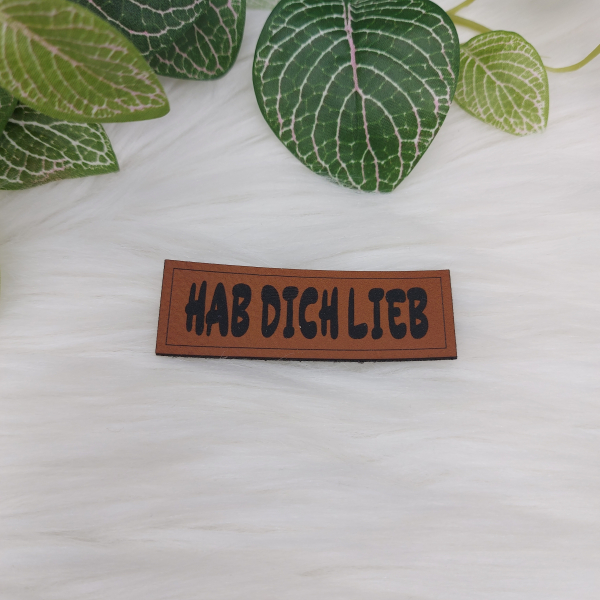 Kunstlederlabel "Sprüche für Kinder"