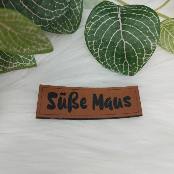 Kunstlederlabel "Sprüche für Kinder"