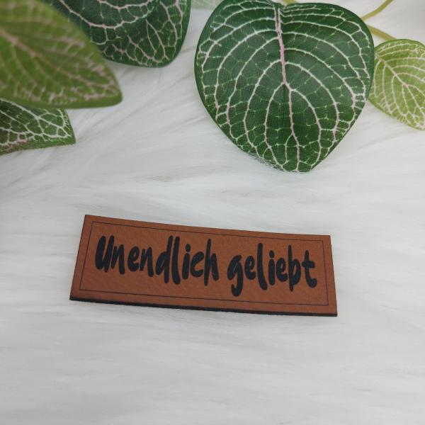 Kunstlederlabel "Sprüche für Kinder"