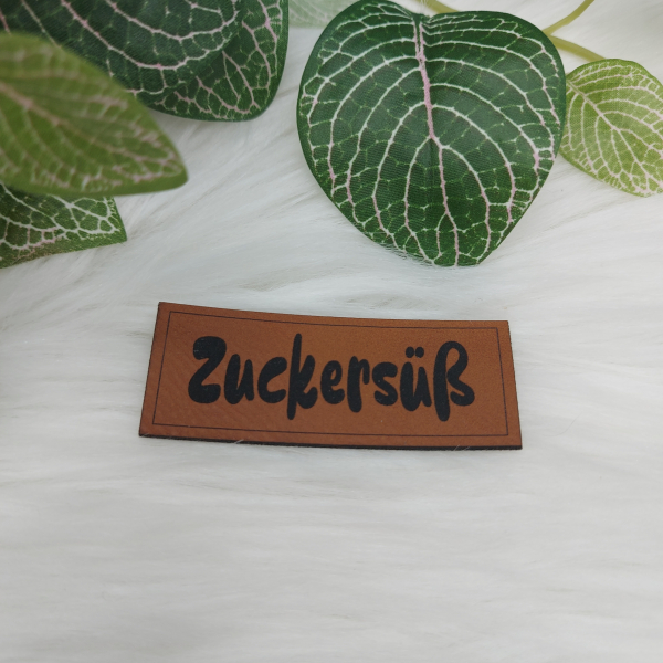 Kunstlederlabel "Sprüche für Kinder"