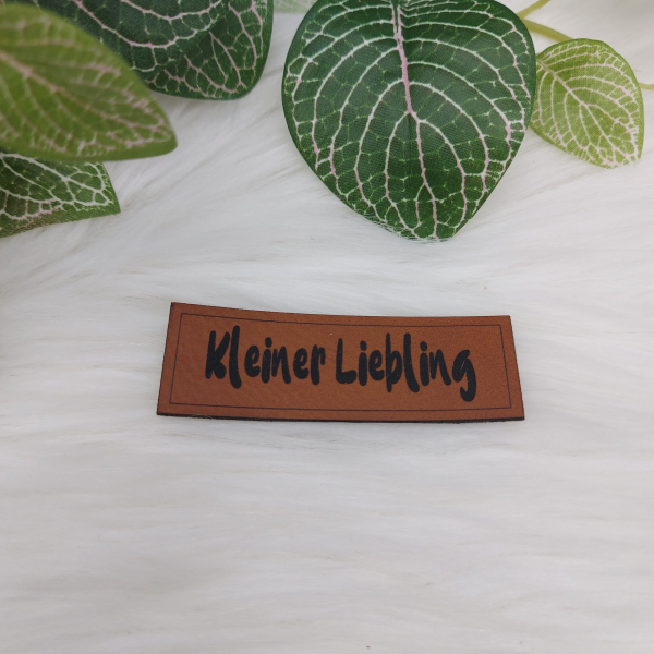 Kunstlederlabel "Sprüche für Kinder"