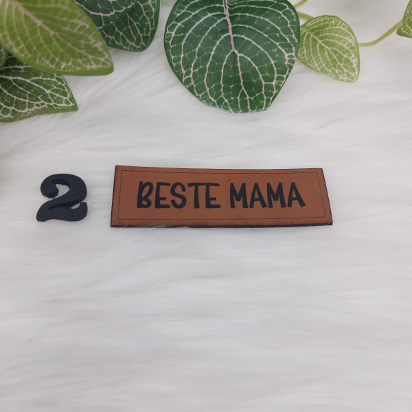 Kunstlederlabel "Beste Bester"