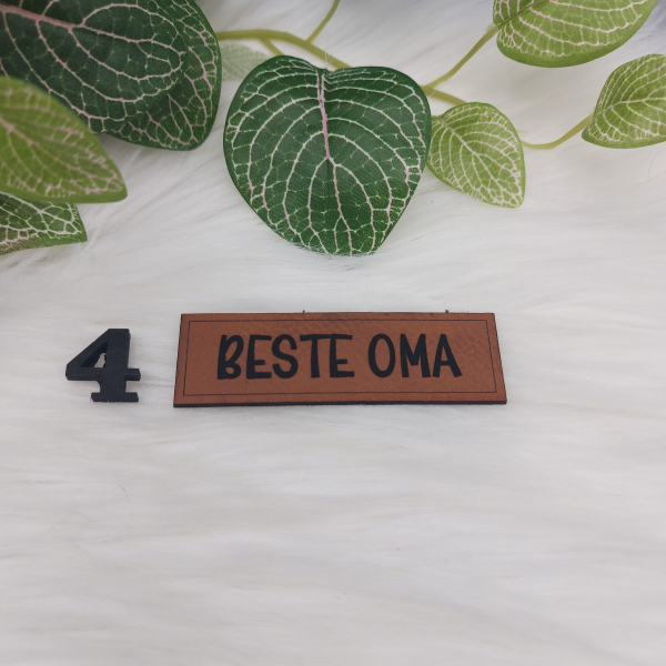 Kunstlederlabel "Beste Bester"