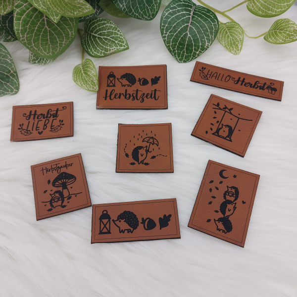 Kunstlederlabel "Herbst"