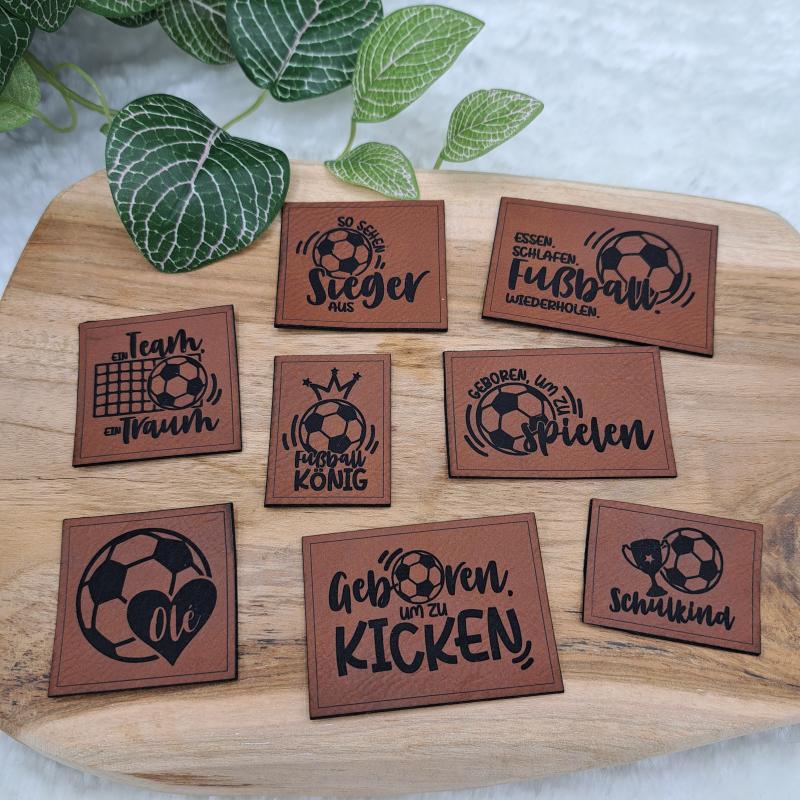 Kunstlederlabel "Fußball 2"