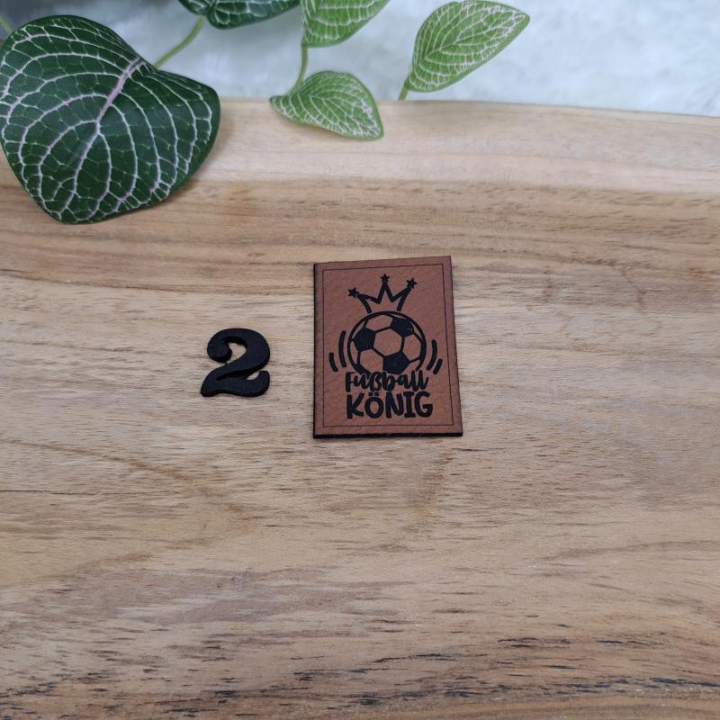 Kunstlederlabel "Fußball 2"