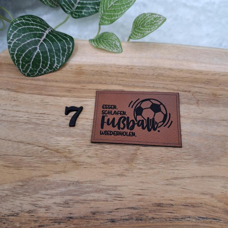 Kunstlederlabel "Fußball 2"