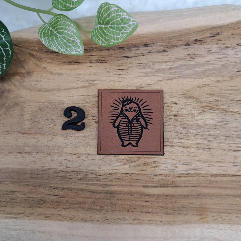 Kunstlederlabel "Maritim 2"