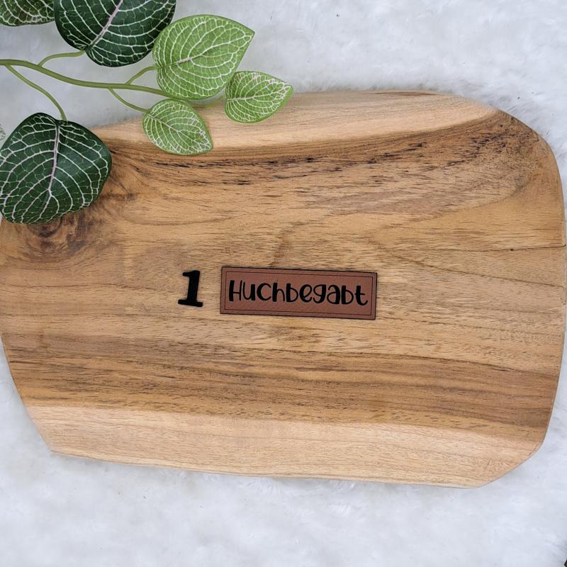 Kunstlederlabel "Sprüche 10"